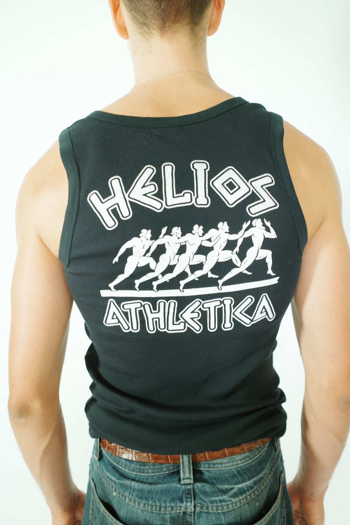 HELIOS SIGNATURE SINGLET - ONYX